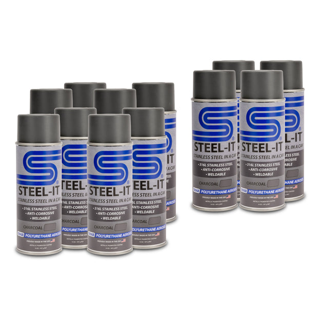 12 PACK of Steel-It Paint + FREE Tool Organizers!