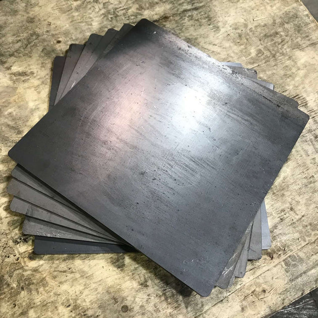 1/4" Thick Mild Steel Sheet 12" x 12" TMR Customs