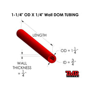 1-1/4" OD X 1/4" Wall DOM TUBING