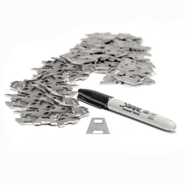 Weld On Zip Tie Tab/Cable Tie Tab - 100 PACK