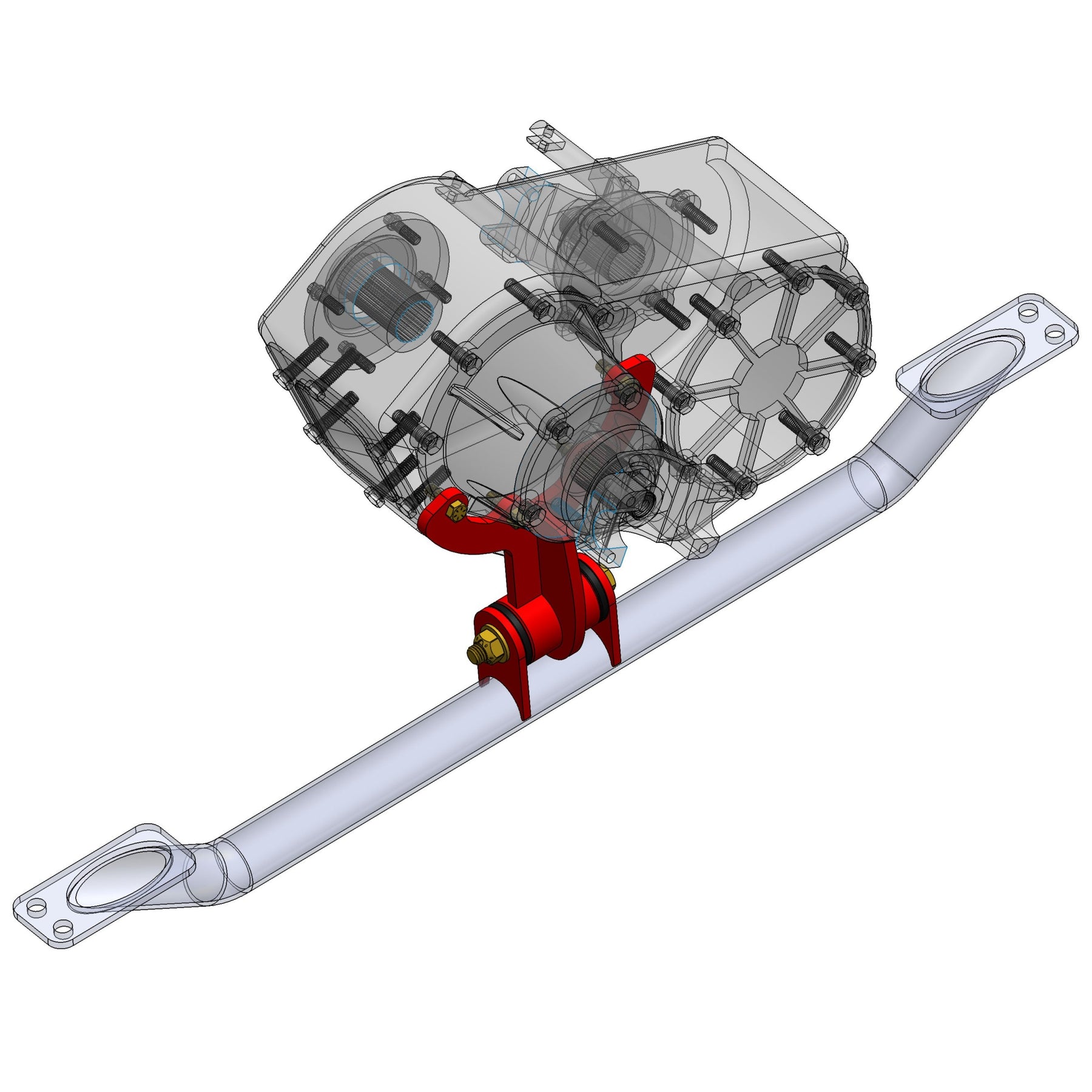 Transfer Case Support Kit - NP205 - TMR Customs