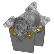 2 Piece Driveshaft Carrier Bearing Mount - Laser