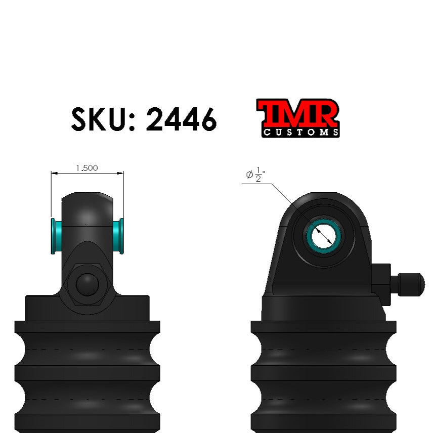 ORI Strut Spacer (1/2" Bolt x 11/2" Mounting Width) TMR Customs