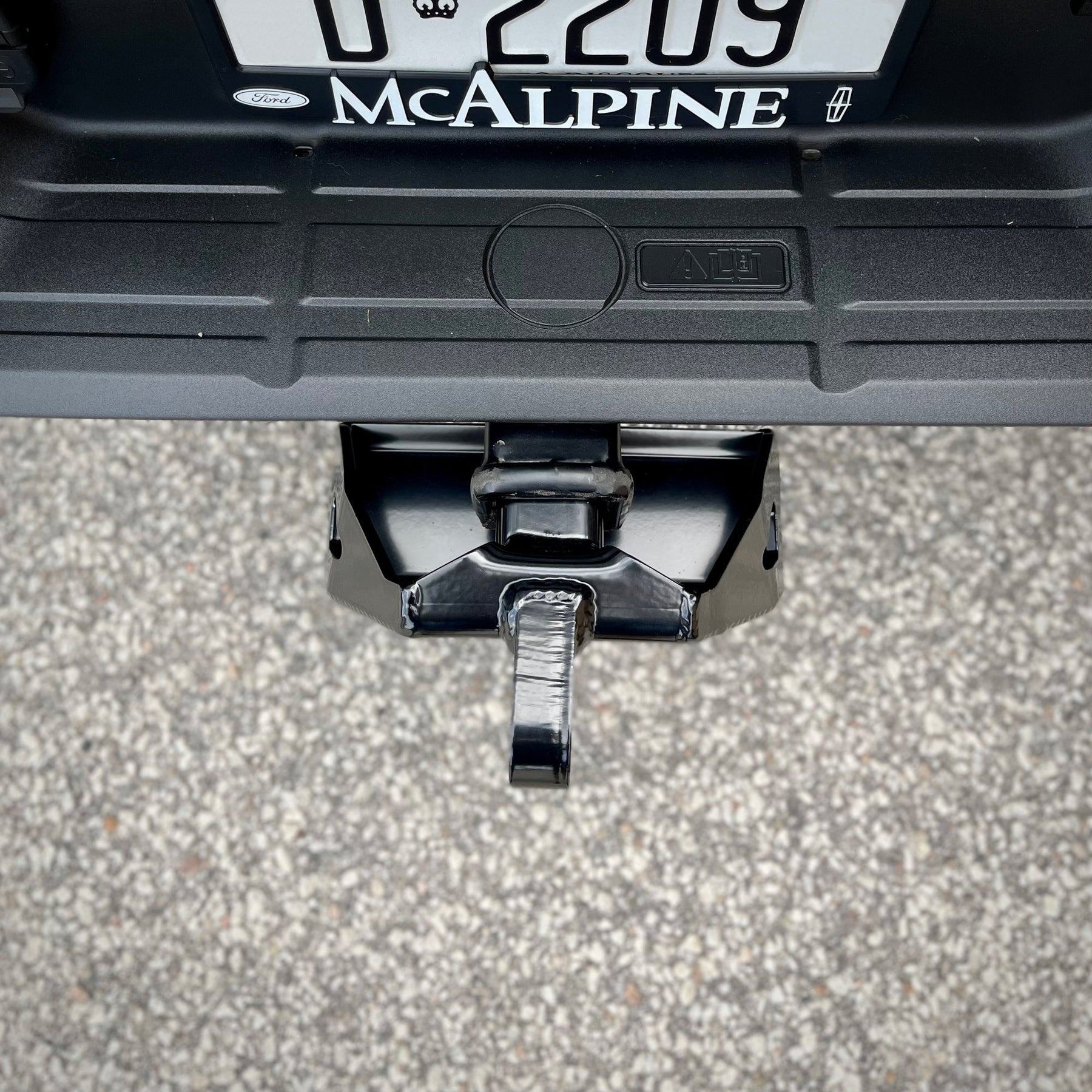 FORD RANGER Trailer Hitch Skid Plate TMR Customs