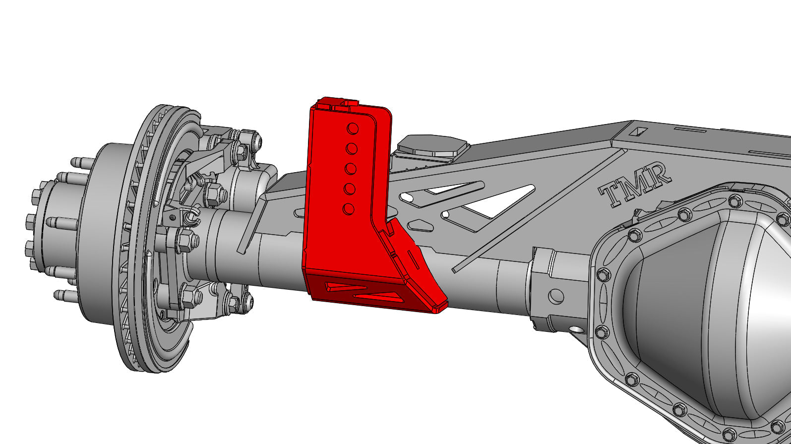 Axle Rest Bar Adjustable Track Bar Bracket - Axle Mount - EXTENDED HEIGHT – TMR Customs