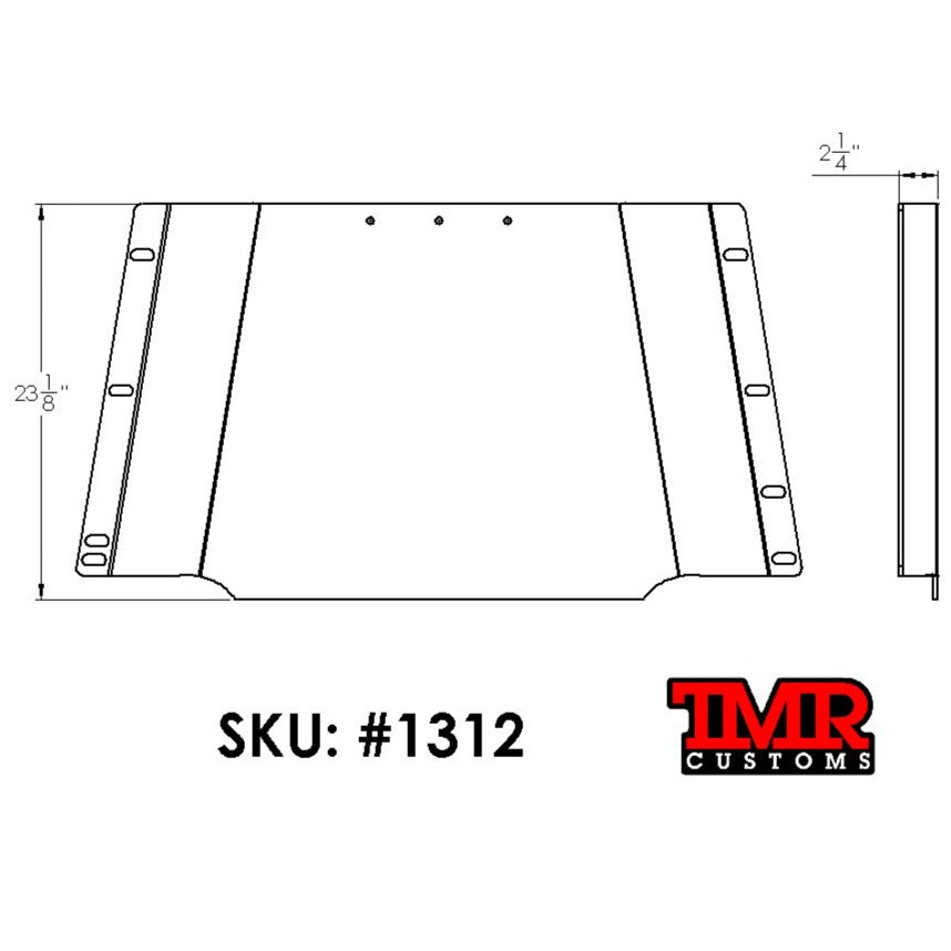 Jeep TJ/LJ Belly Up Transfer Case Skid Plate TMR Customs