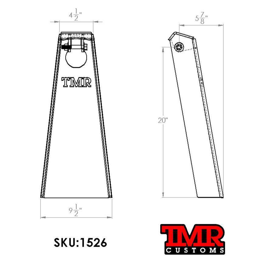 Universal Rear Coilover/Shock/Strut Towers EXTENDED HEIGHT TMR Customs