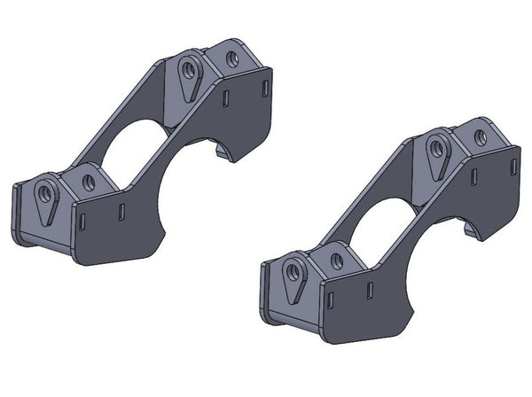 THE ARCHETYPE Axle Side Front Shock Brackets - Jeep THE ARCHETYPE