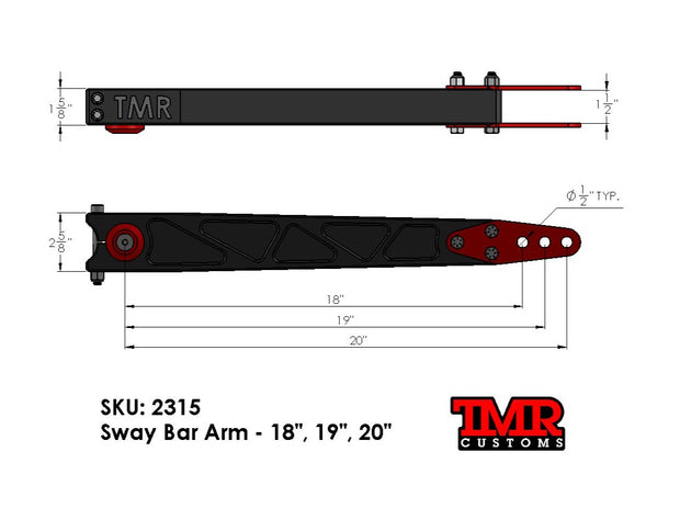 43" Sway Bar Kit
