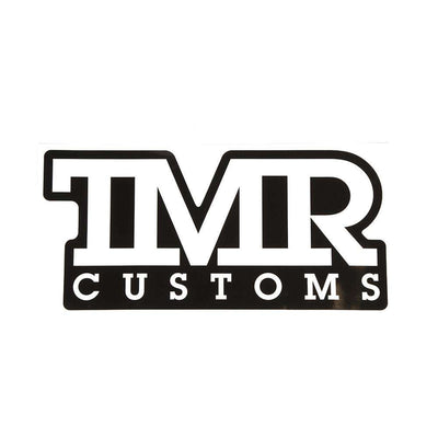 TMR Customs X-Large Decal - Black & White