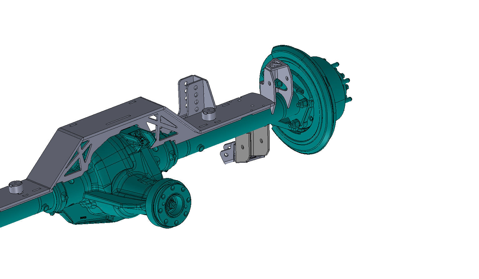 JK 1 TON Axle Swap Truss Rear Sterling 10.25/10.5 TMR Customs