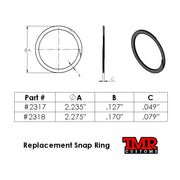 Anti Wobble/Uniball Replacement Snap Ring