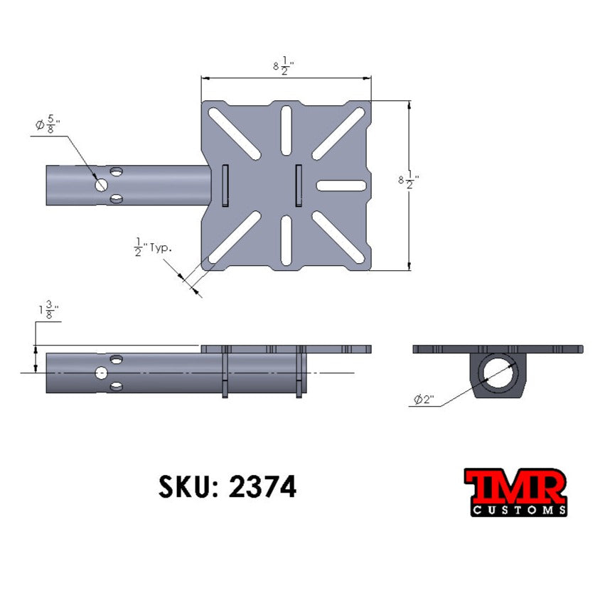 The Pitbull Receiver & Pivot Plate TMR Customs