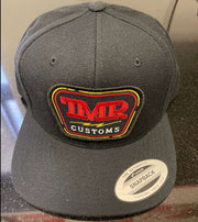 TMR Customs "THE MARK" BLACK Flat Bill Hat