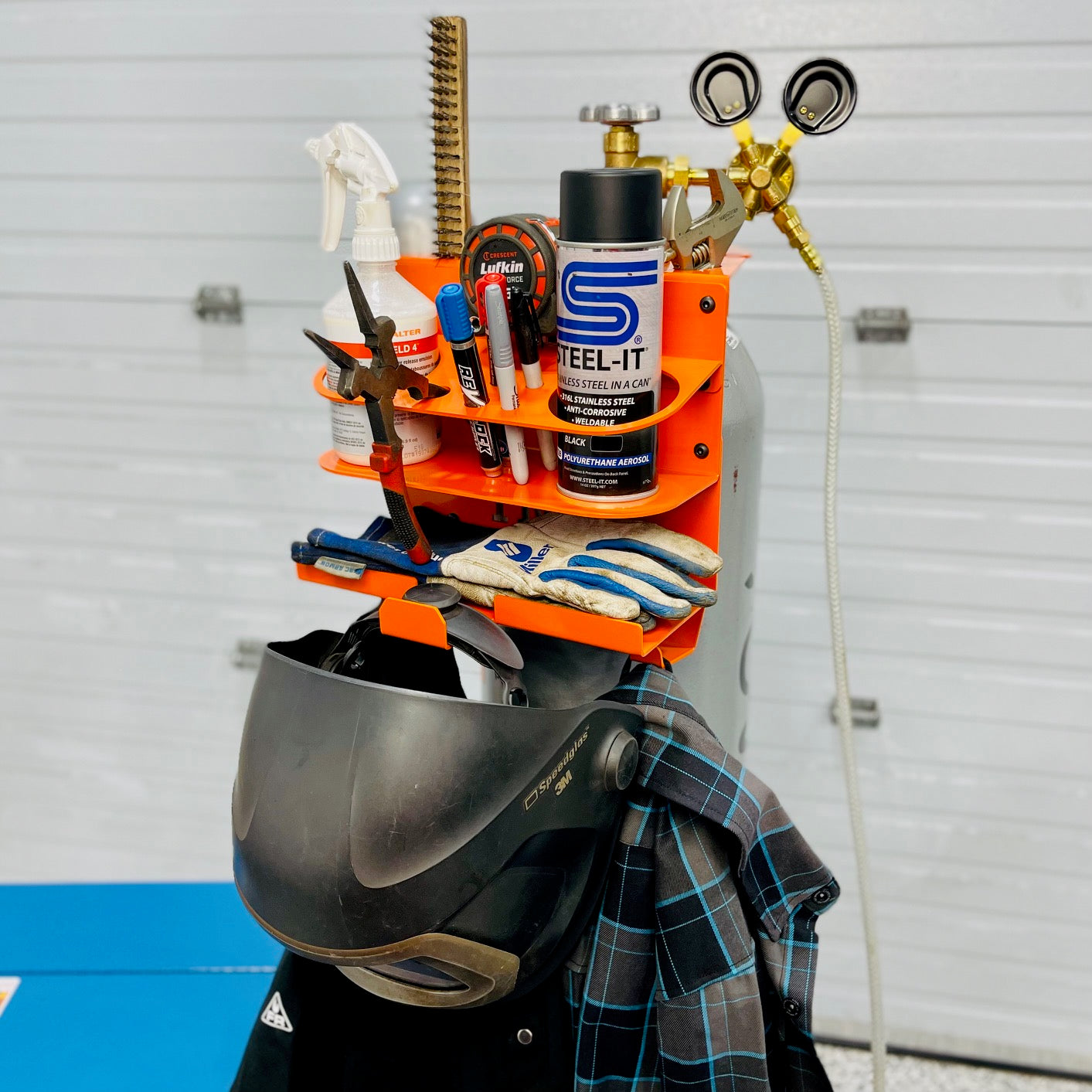 Weld Bottle Organizer The Whole Shebang TMR Customs