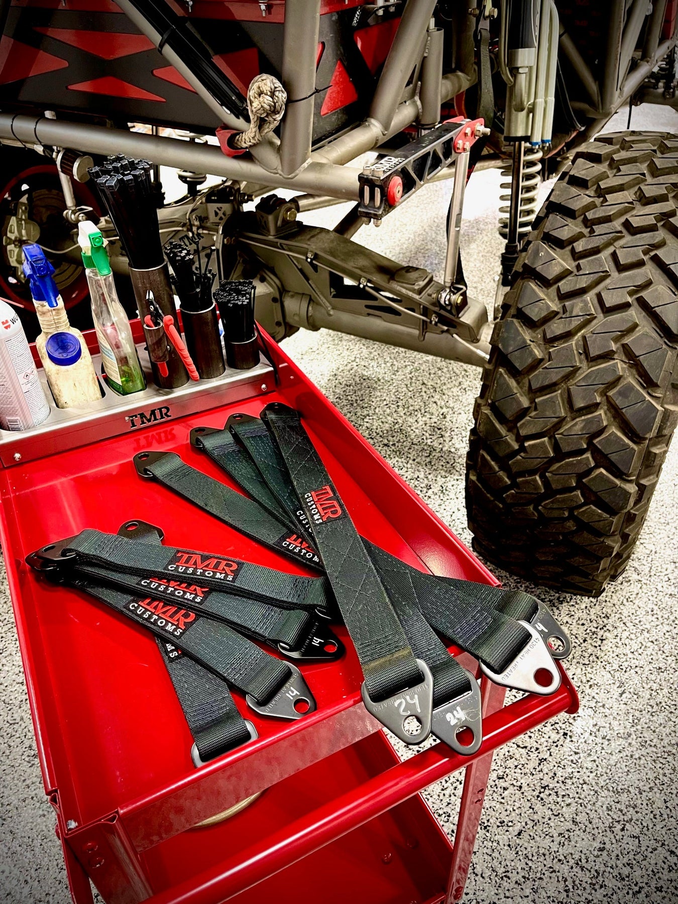 Premium Quad Wrap Limit Strap Suspension Limiting Straps TMR Customs