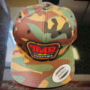 TMR Customs "THE MARK" CAMO Flat Bill Hat