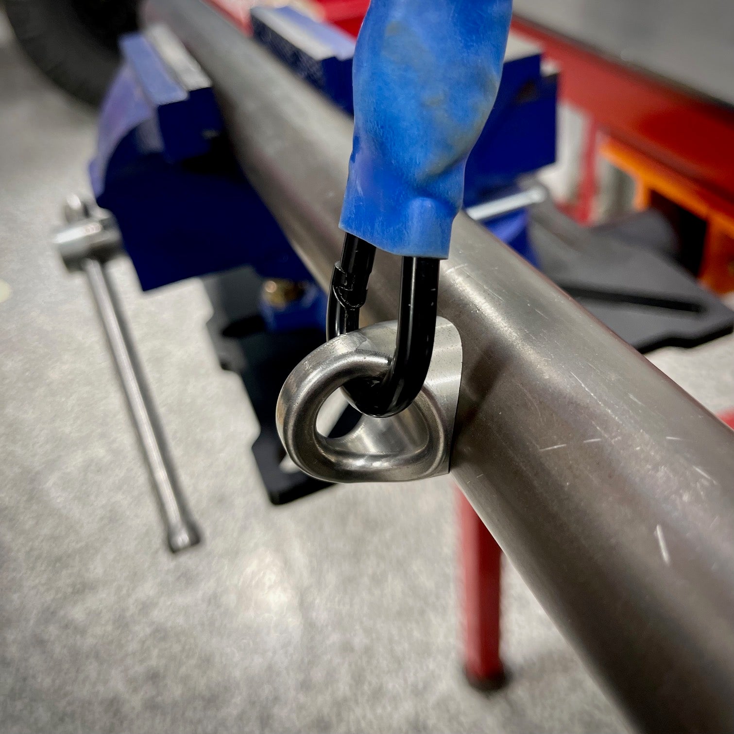 Weld On Eyelet for ClipIn Seat Belt Type B TMR Customs