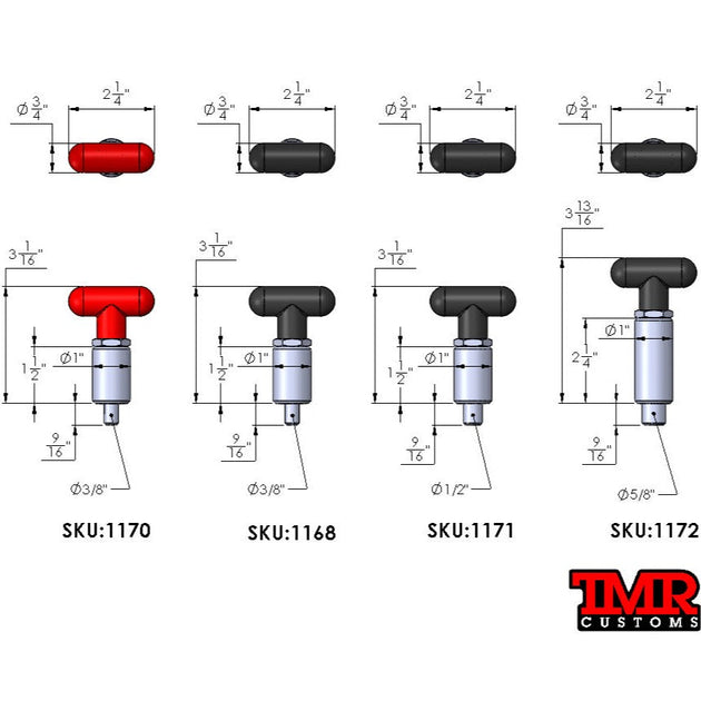 Spring Loaded Pull Pin – TMR Customs