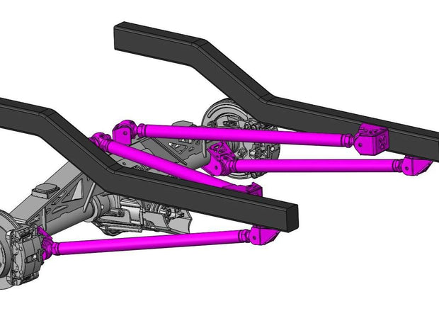 Universal Triangulated 4 Link Kit (OPTION 2) – TMR Customs