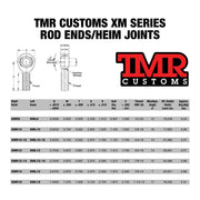 Chromoly Rod Ends/Heim Joints