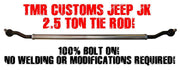 2.5 TON Jeep JL & JT NON RUBICON Tie Rod - 7075 ALUMINUM